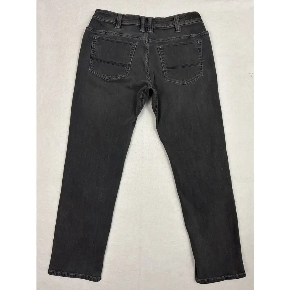 Vertx Defiance Jeans Mens 33x32 Gray Tactical Stretch Coolmax Denim Pants